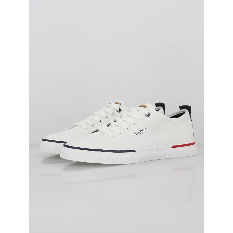 Baskets kenton blanc homme - Pepe Jeans | wimod