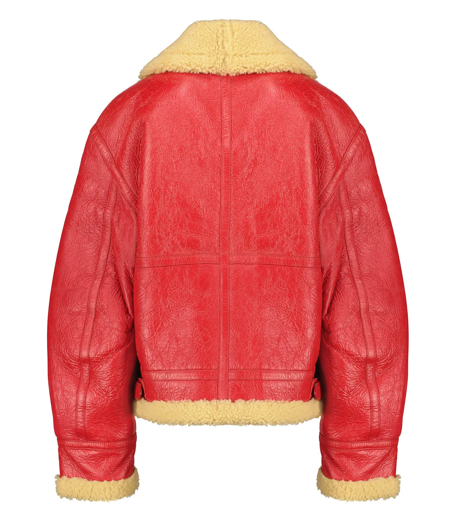 Bombardier Shearling Aviator Rouge RE/DONE - Jane de Boy