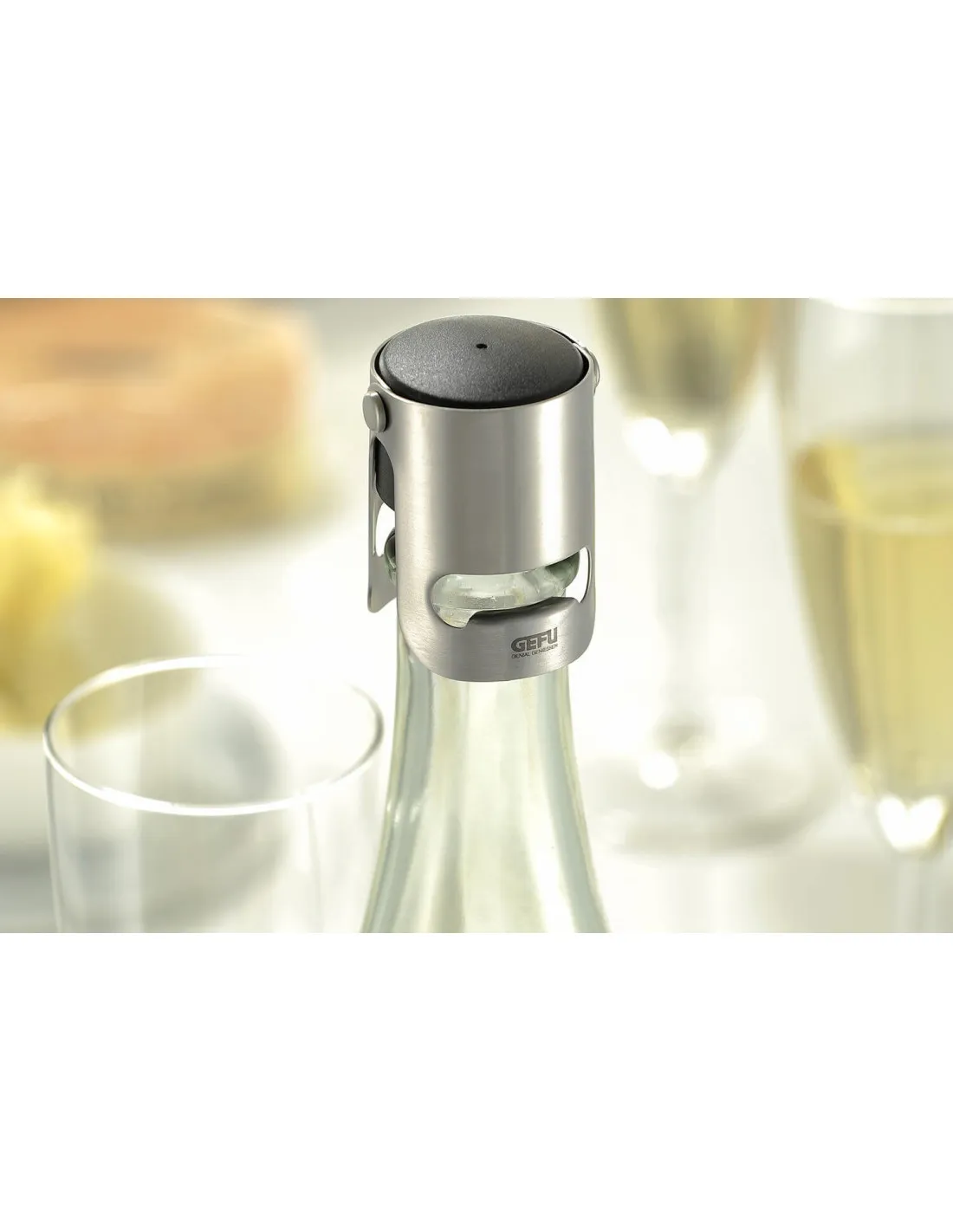 Bouchon de champagne Gefu Sparky hermétique en inox