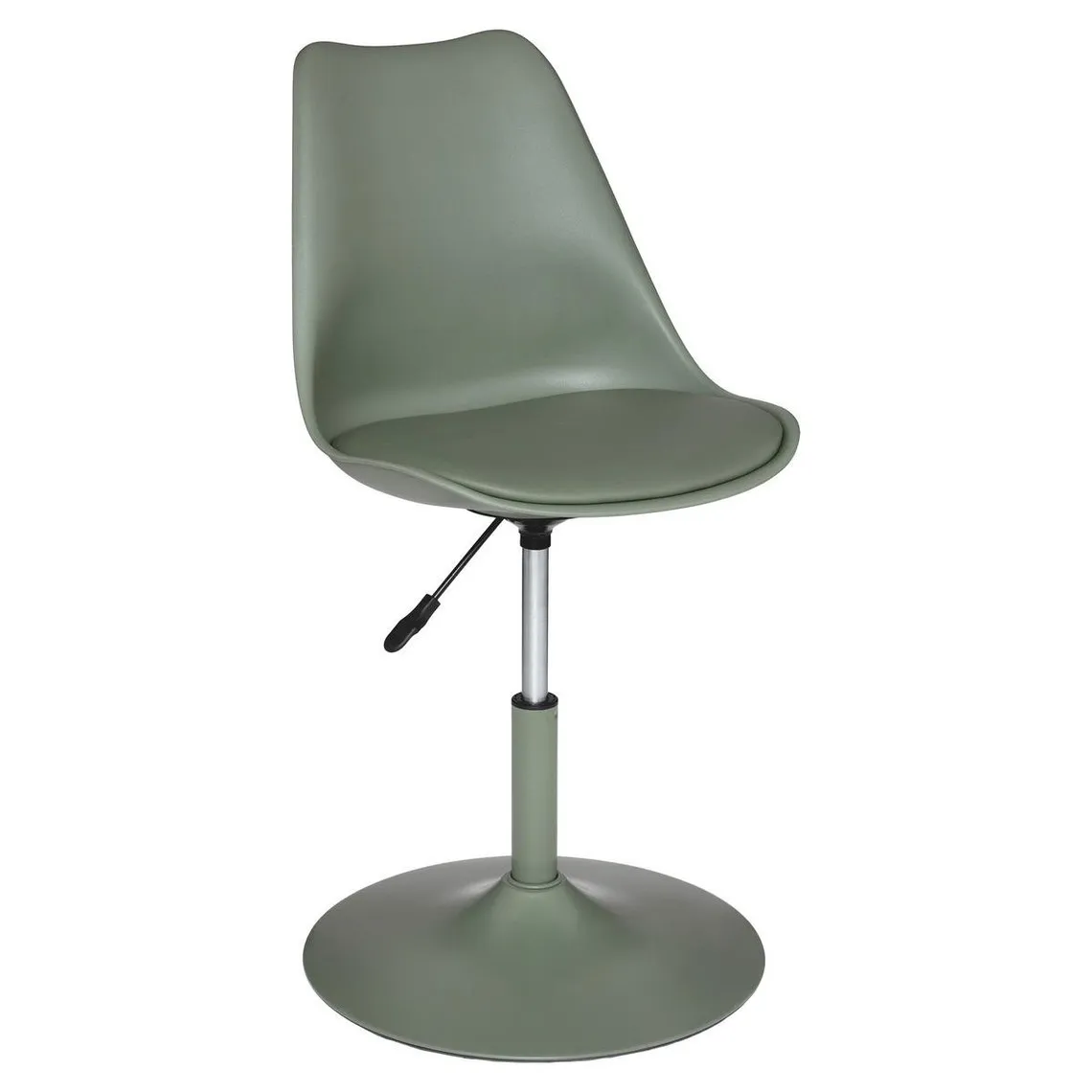 Chaise vert kaki en polypropylène | 3 Suisses