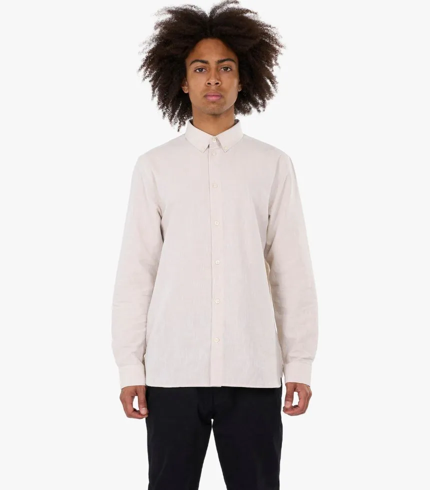 Chemise en lin Light Grey