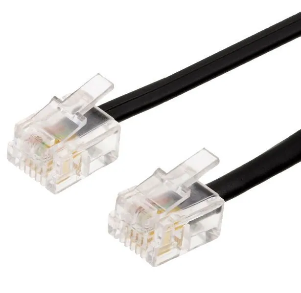 Câble de raccordement Helos 6P4C/6P4C 4 fils 6 m 2 x RJ11 14067 acheter à bas prix 
