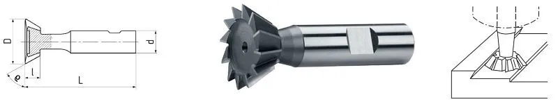 Fraise à angle ELMAG HSS Co5 DIN 1835B Ø 160 x 63 mm 65° 73616 acheter à bas prix 