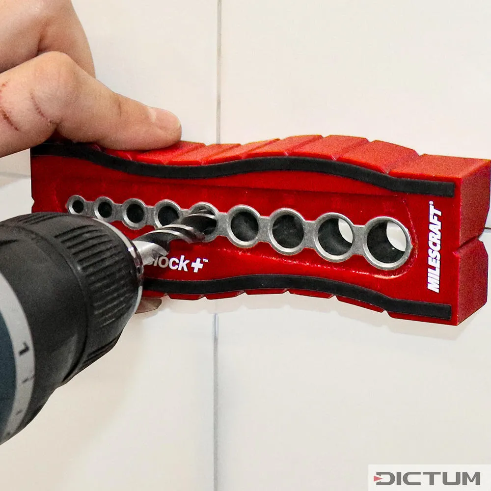 Gabarit de perçage Milescraft »DrillBlockPLUS«, métrique