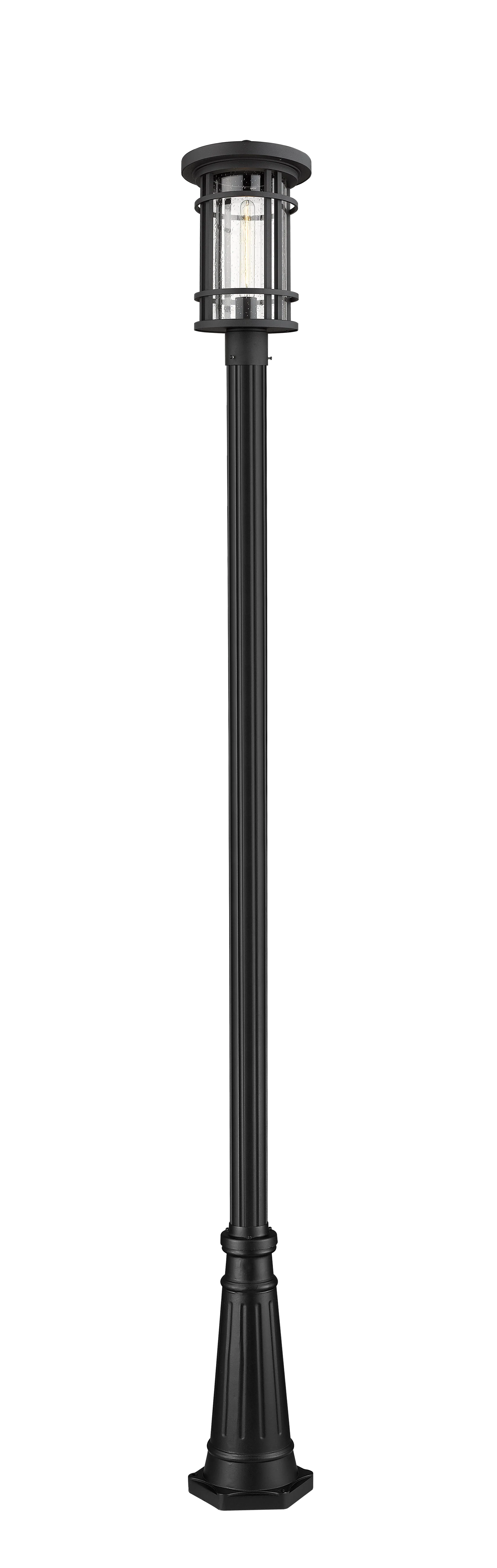 JORDAN Luminaire sur poteau Noir - 570PHB-519P-BK | Z-LITE