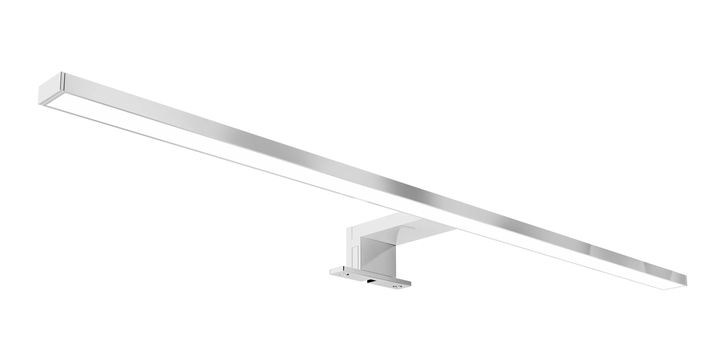 Luca Varess Cubico LED luminaire 65 cm chrome