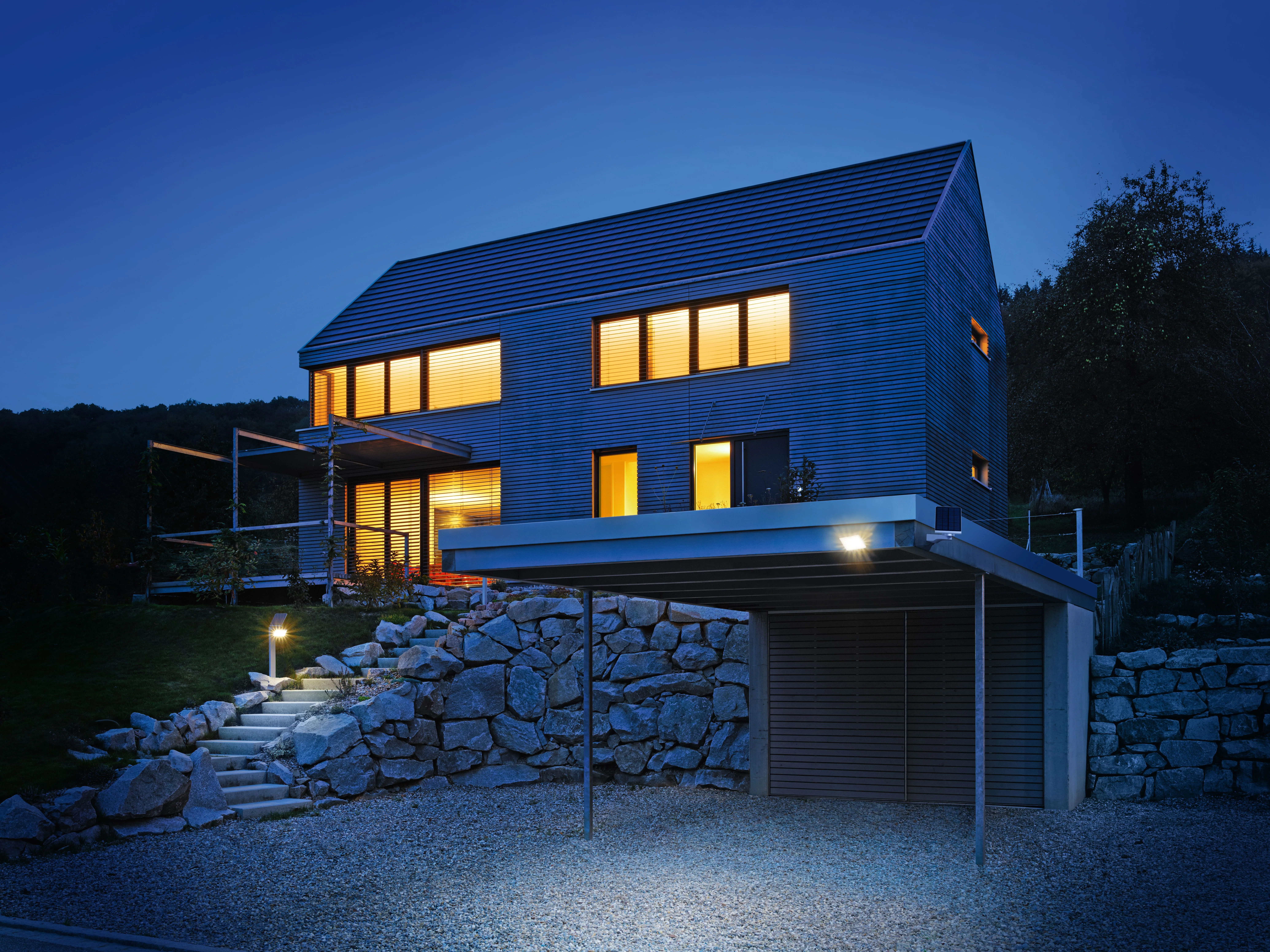 Luminaire solaire Steinel Xsolar L-S argent