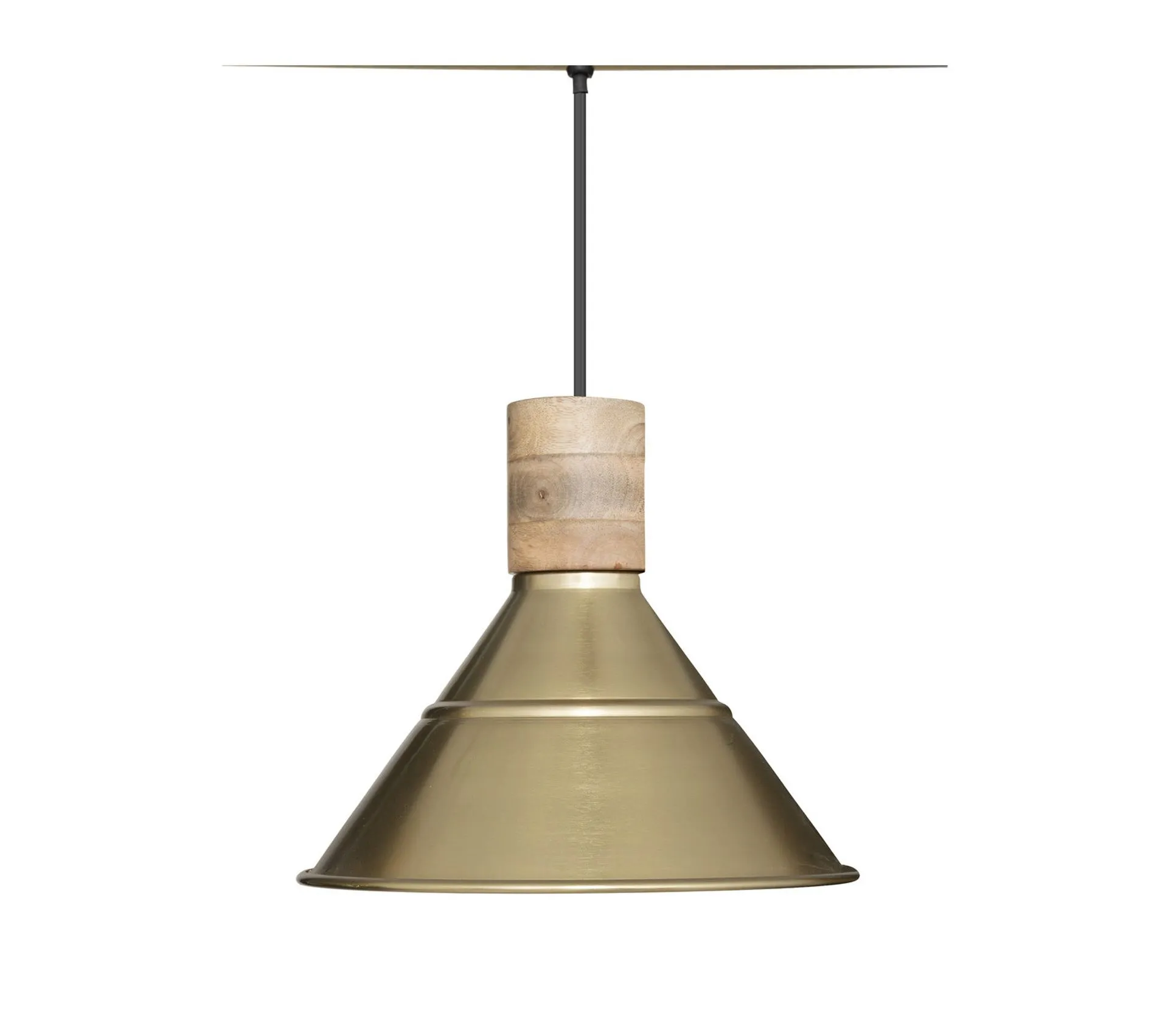 Luminaire Suspension 3 Lampes En Métal Doré L 80 Cm