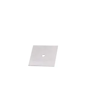 platine de maintien inox - 60x60 - ep2mm - perçage 10,5mm - 8505289060
