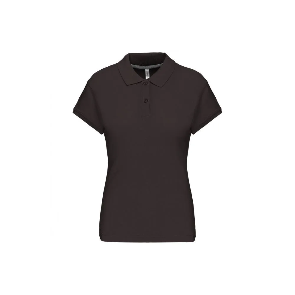 Polo manches courtes femme Dark Grey