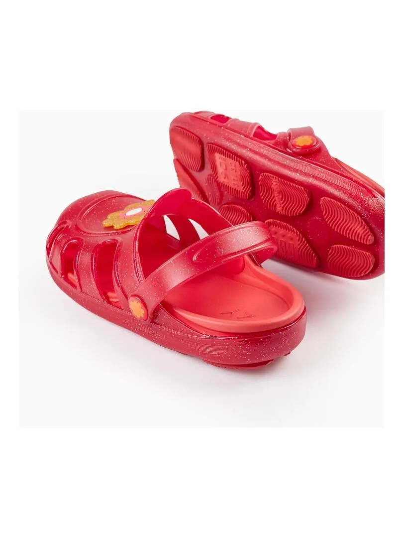 Sandales Clogs pour Fille 'Flower- Delicious' - Rose