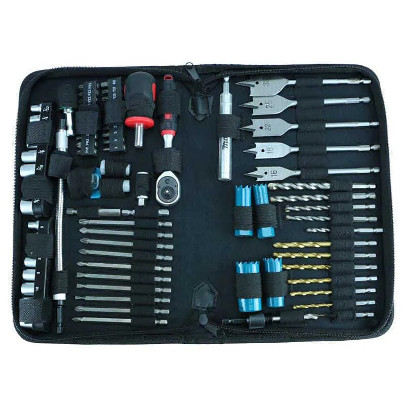 Set de perçage pour perceuse (78 pcs) - MAKITA P-52065
