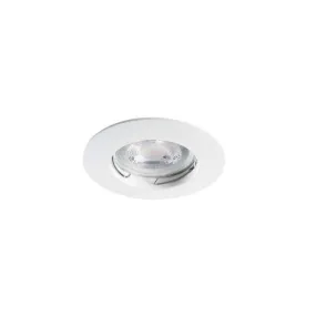 Support de spot encastrable perçage 65-75mm rond blanc