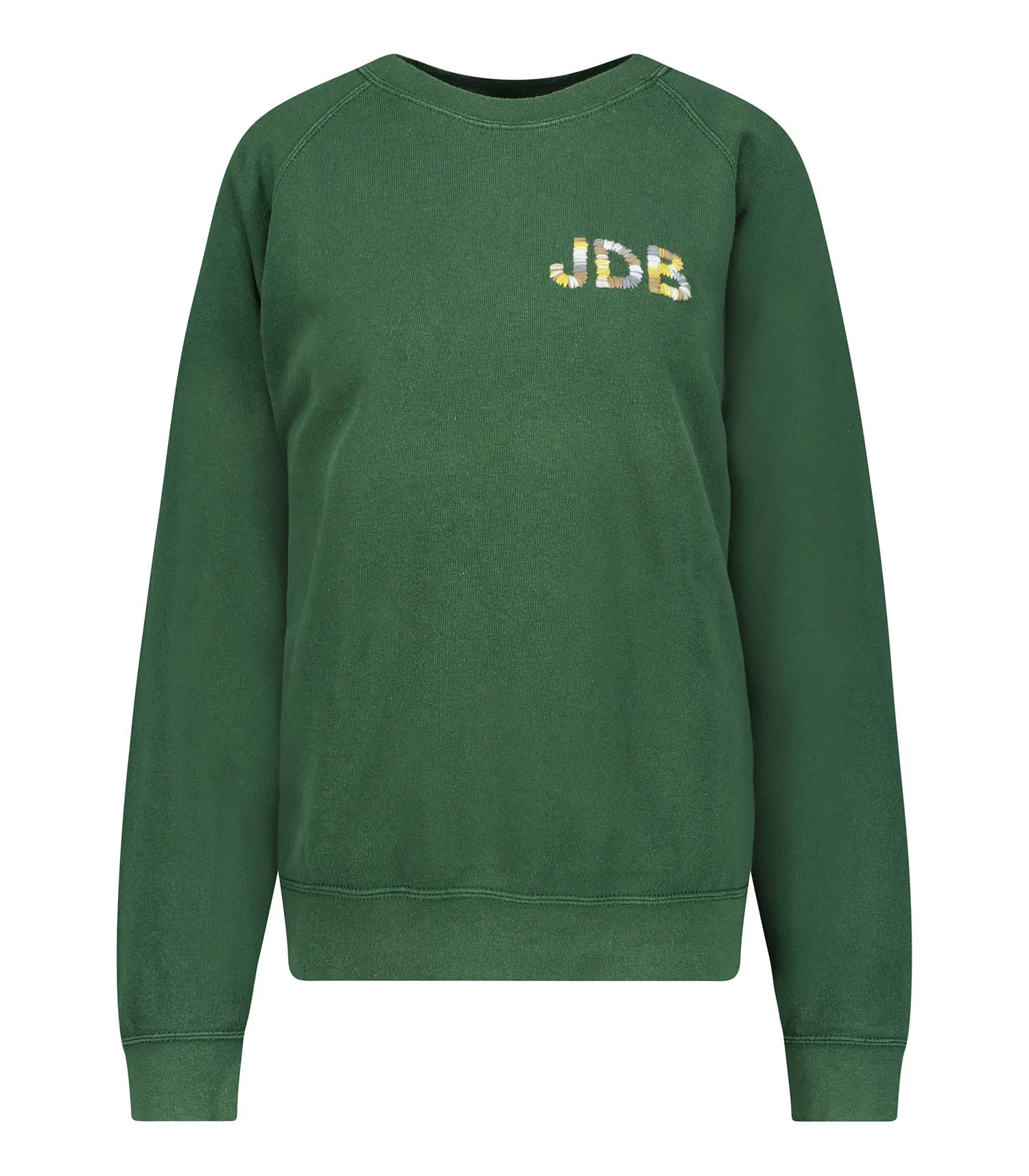 Sweat-shirt Vintage Smile Joy x Jane de Boy Vert foncé We Are One Project - Jane de Boy