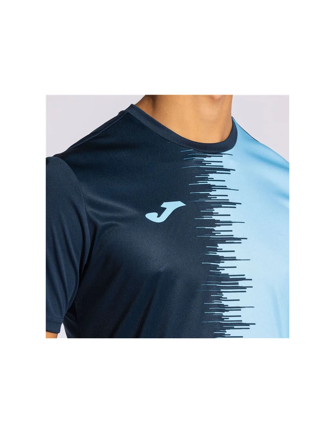 T-shirt Football Joma HommeEnfant from City II Short Sleeve / Celestial Marine