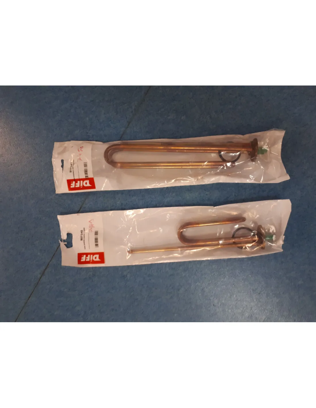 THERMOPLONGEUR CUIVRE AVEC DOIGT DE GANT - A BRIDES